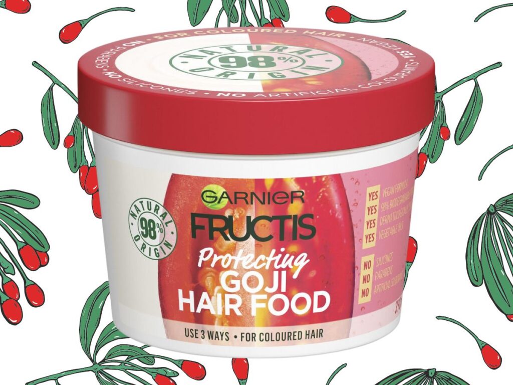 GOJI The Ultimate Garnier Fructis Hair Food's Hair Mask's Review x7