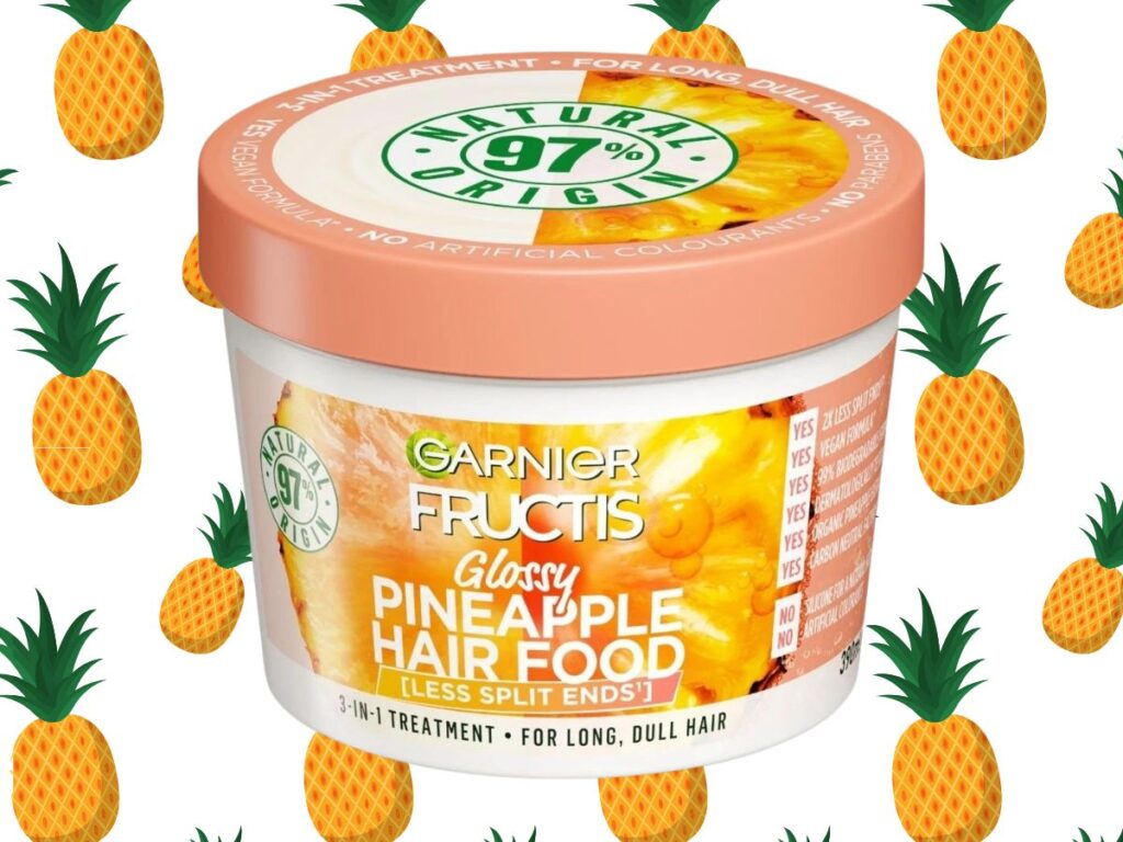 PINEAPPLE The Ultimate Garnier Fructis Hair Food's Hair Mask's Review x7