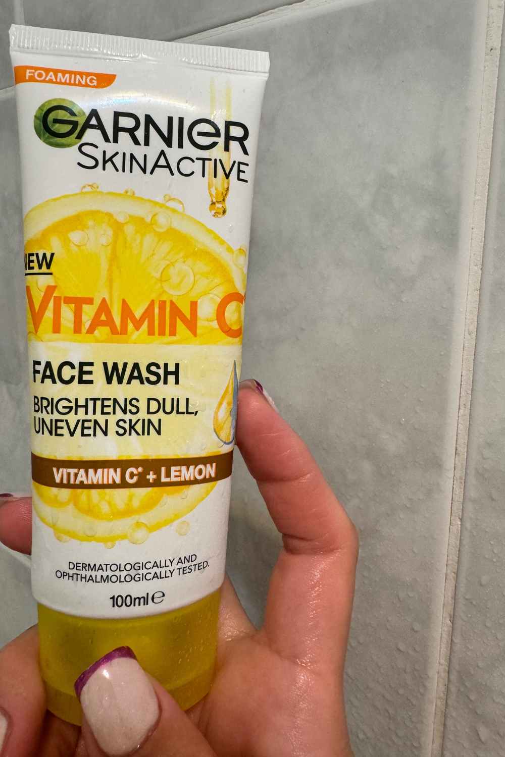 Garnier Skin Active Review: Vitamin C Face Wash