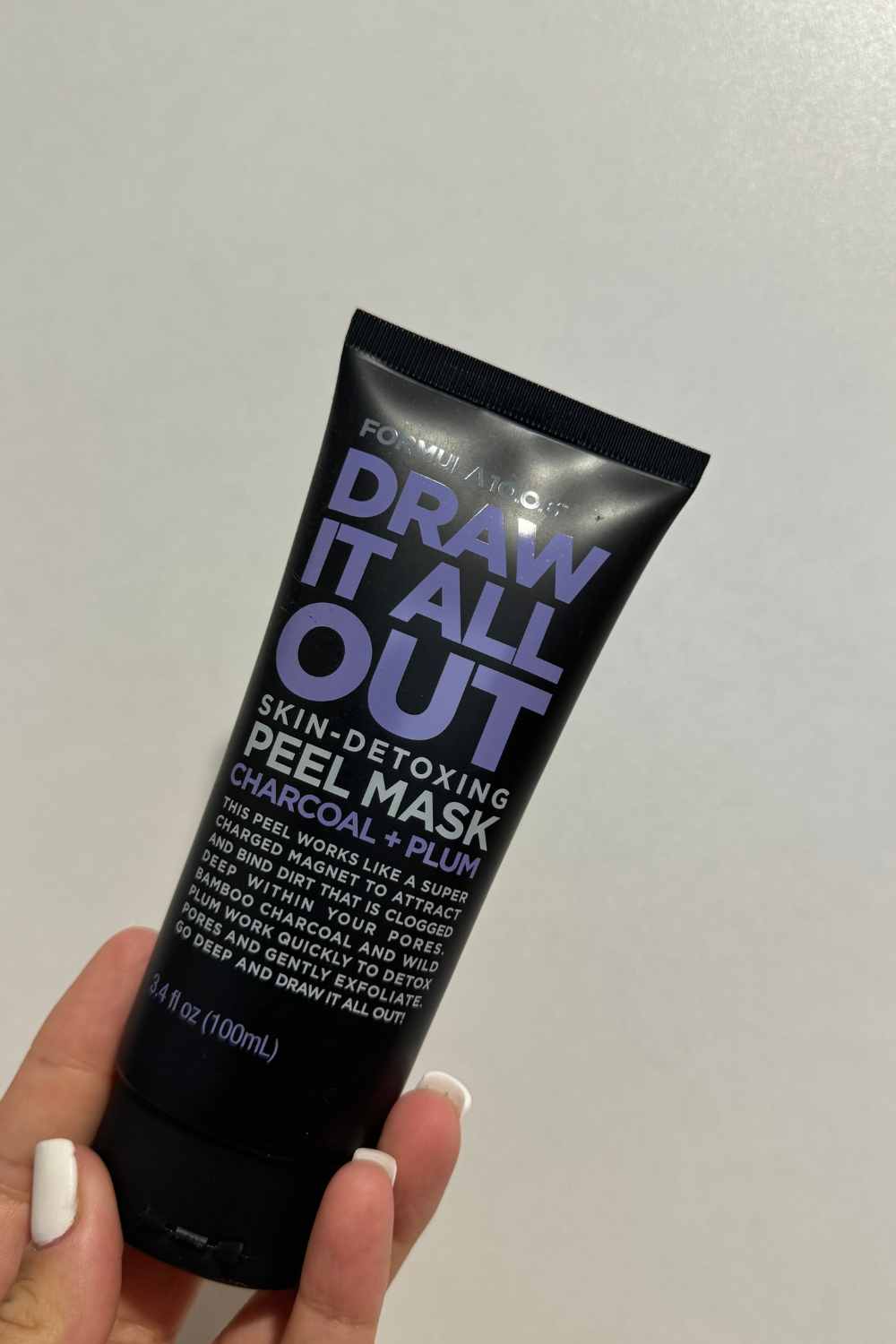 Formula 10.0.6's Draw It All Out Skin Detoxifying Mask.