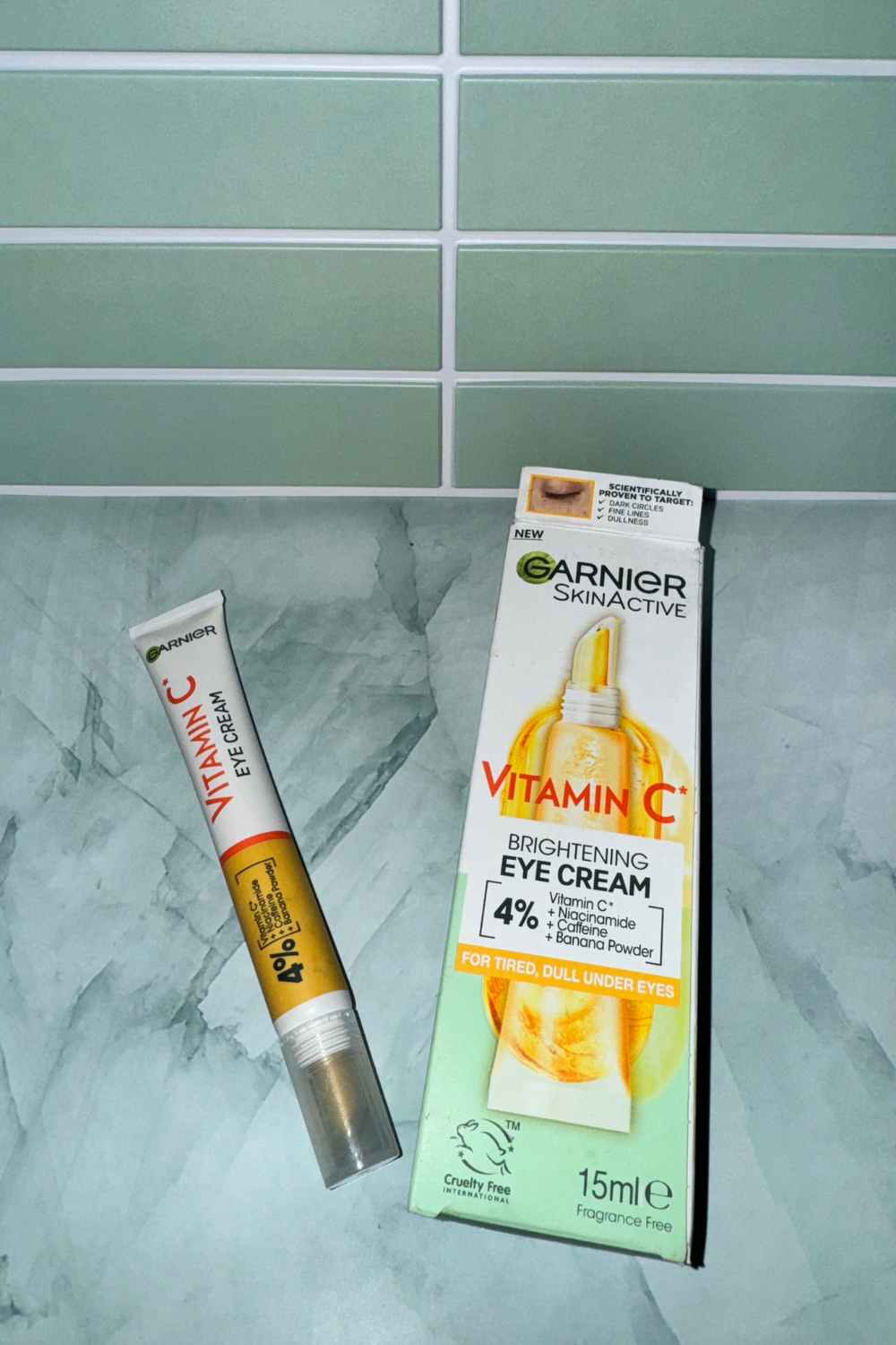Review of Garnier Skin Active: Vitamin C Brightening Eye Cream